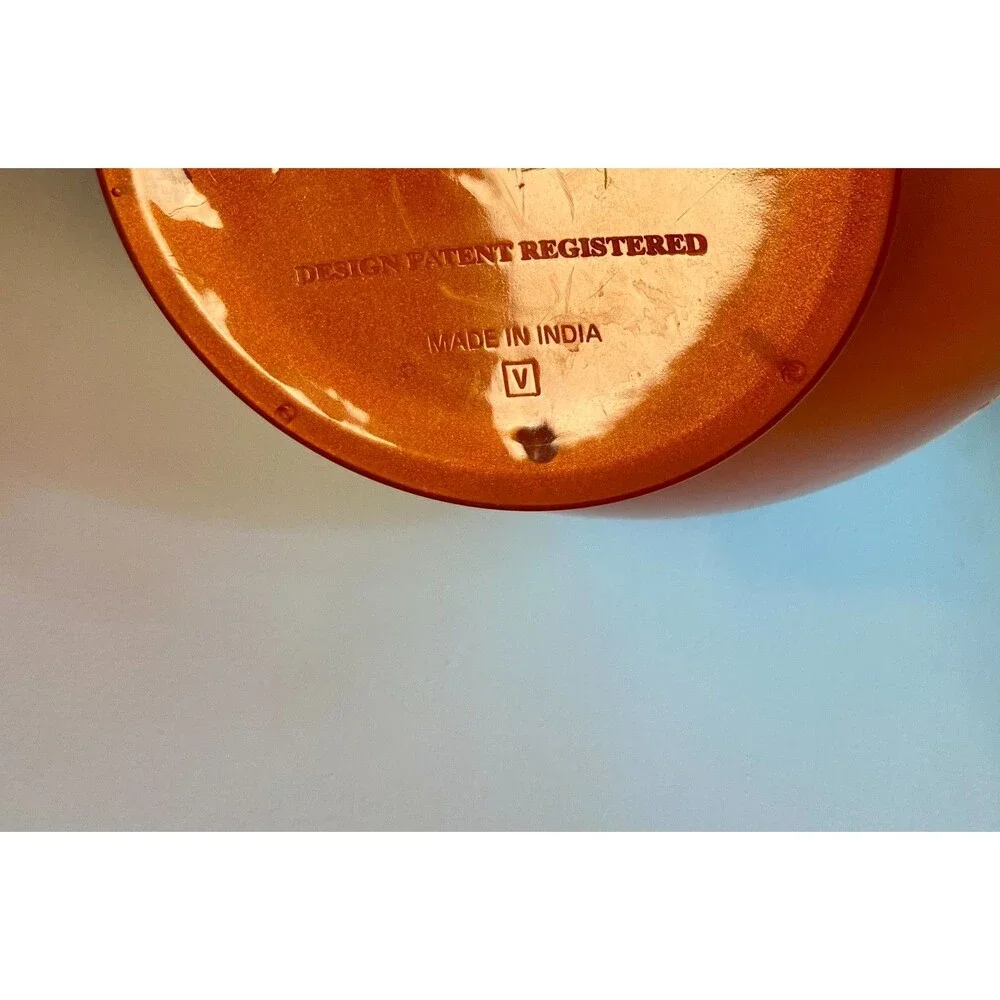 Retro Tokyo Large Thermo Insulated Food Bowl Container Locking Lid Orange MCM